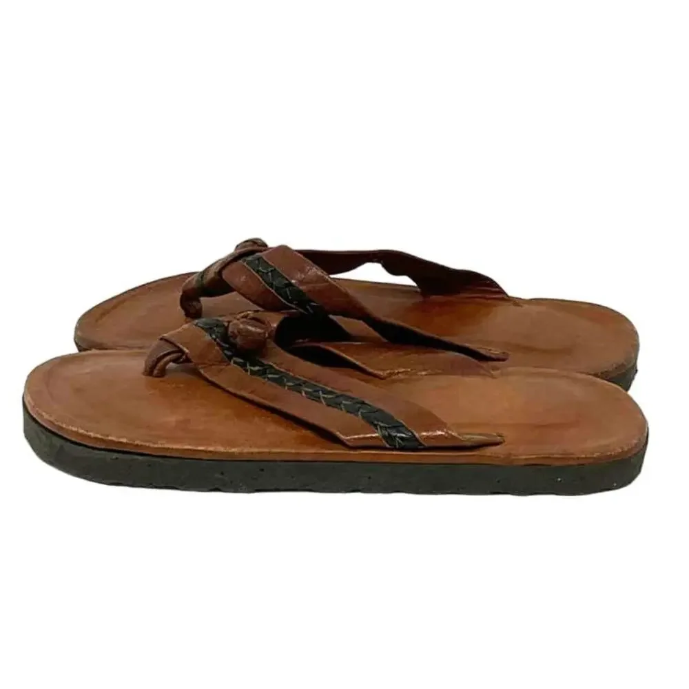 Brown Leather Sandals Kids Possible‎ Size 1Y or 2Y